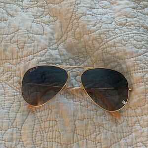 Rayban aviator polarized sunglasses